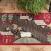 Farm Life Hooked Rug Runner - 2'x6'