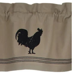 Farmhouse Rooster Oat Valance - 60x15.5