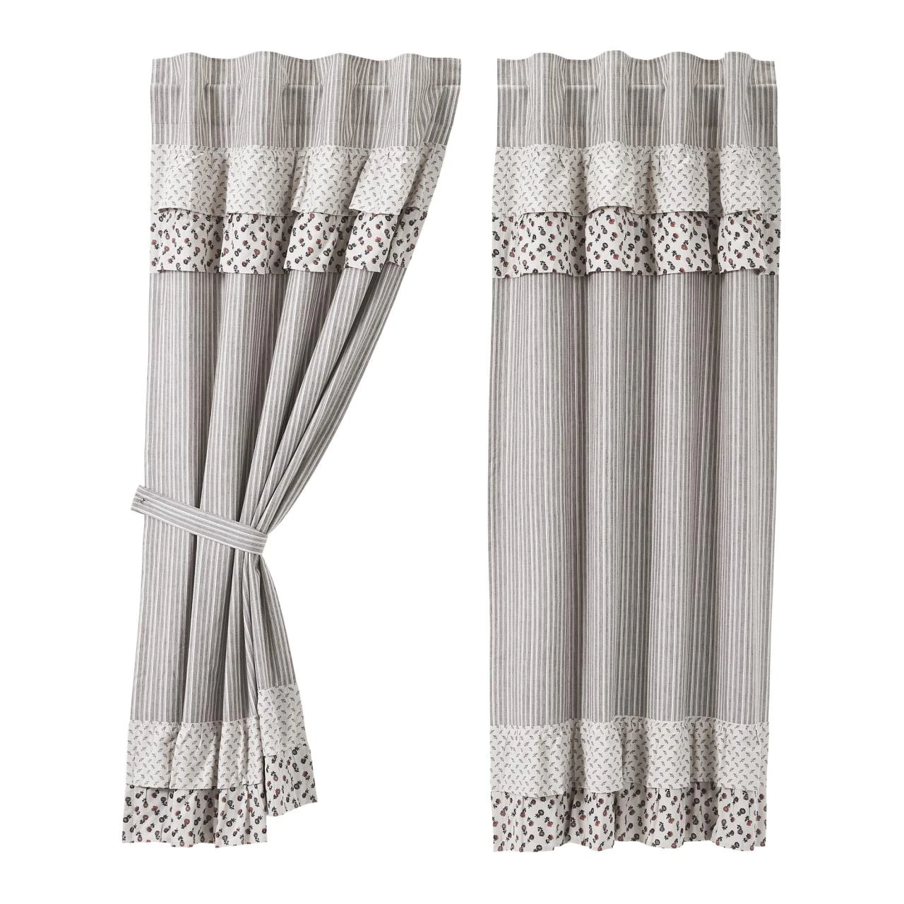 Florette Panels - Ruffled 72x63 2 Florette Panels - Ruffled 72x63 - Image 2