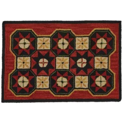 Folk Star Hooked Rugs
