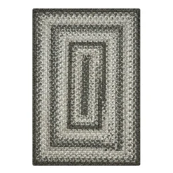 Graphite Ultra Durable Braided Rugs