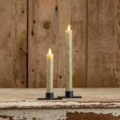 Green Timer Candle - 9.5" Taper