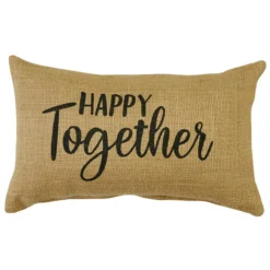 Happy Together Sentiment Pillow - 7x12