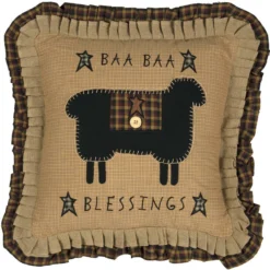Heritage Farms Baa Baa Blessings Pillow - 18x18