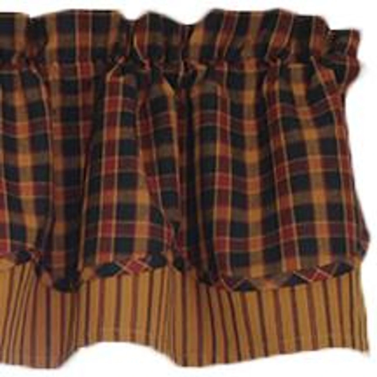 Homestead Black Fairfield Valance - 72x15.5 1 Homestead Black Fairfield Valance - 72x15.5