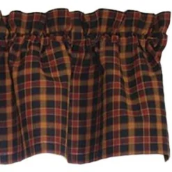 Homestead Black Valance - 72x15.5