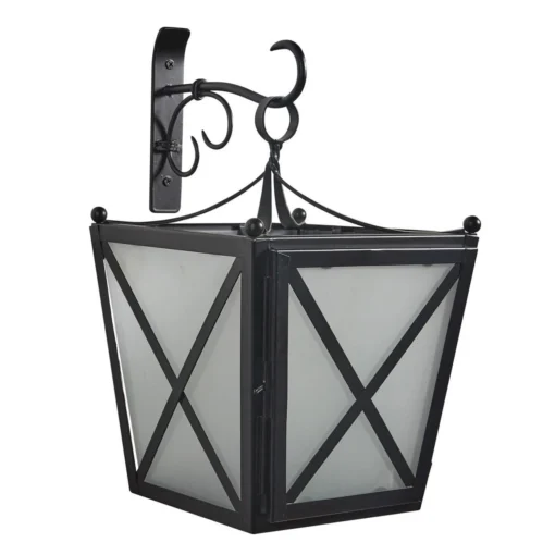 Iron Hanging Lantern With Scroll Hanger 8 Iron Hanging Lantern With Scroll Hanger -Beautiful Decoration Iron Hanging Lantern With Scroll Hanger 762242044418 image1 32614.1667569576