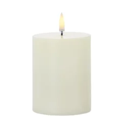 Ivory Timer Candle - 3x5 Pillar