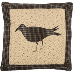 Kettle Grove Pillow - 16x16 Fabric Crow