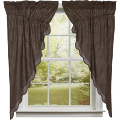 Kettle Grove Prairie Gathered Curtains - 72x63