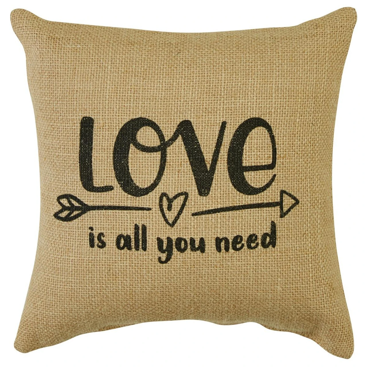 Love Is All Sentiment Pillow - 10x10 1 Love Is All Sentiment Pillow - 10x10