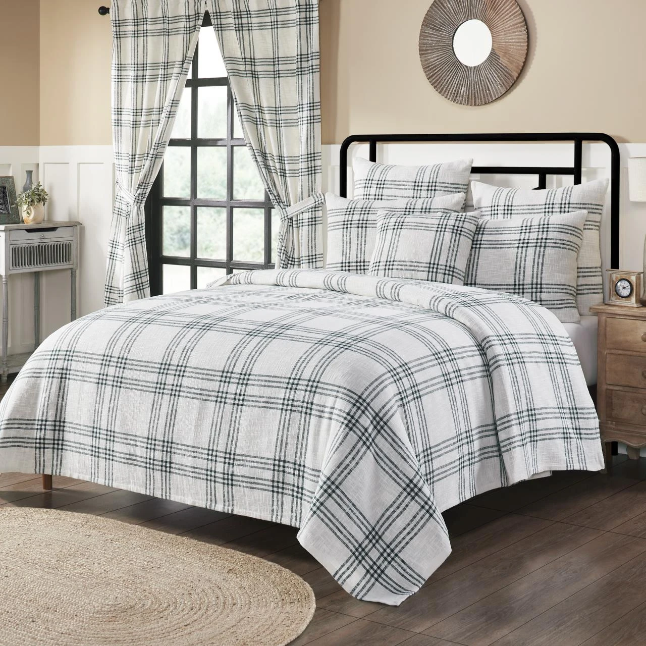 Pine Grove Plaid Coverlet 1 Pine Grove Plaid Coverlet