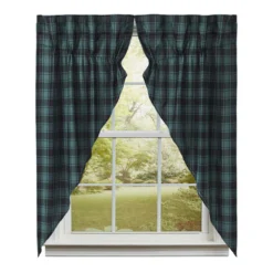 Pine Grove Prairie Gathered Curtains - 72x63