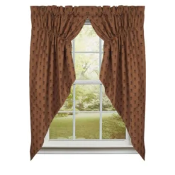 Pineapple Town Prairie Gathered Curtains - 72x63