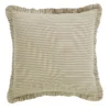 Prairie Winds Pillow Sham - Green Ticking Stripe Euro