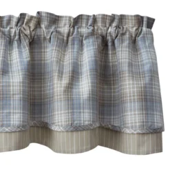 Prairie Wood Valance - Lined Layered 72x16