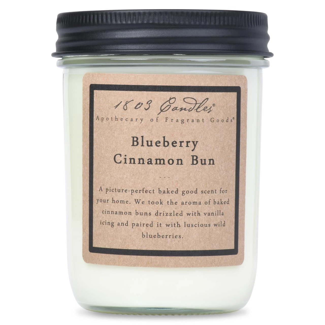 Primitive 1803 Candle - Blueberry Cinnamon Bun 1 Primitive 1803 Candle - Blueberry Cinnamon Bun