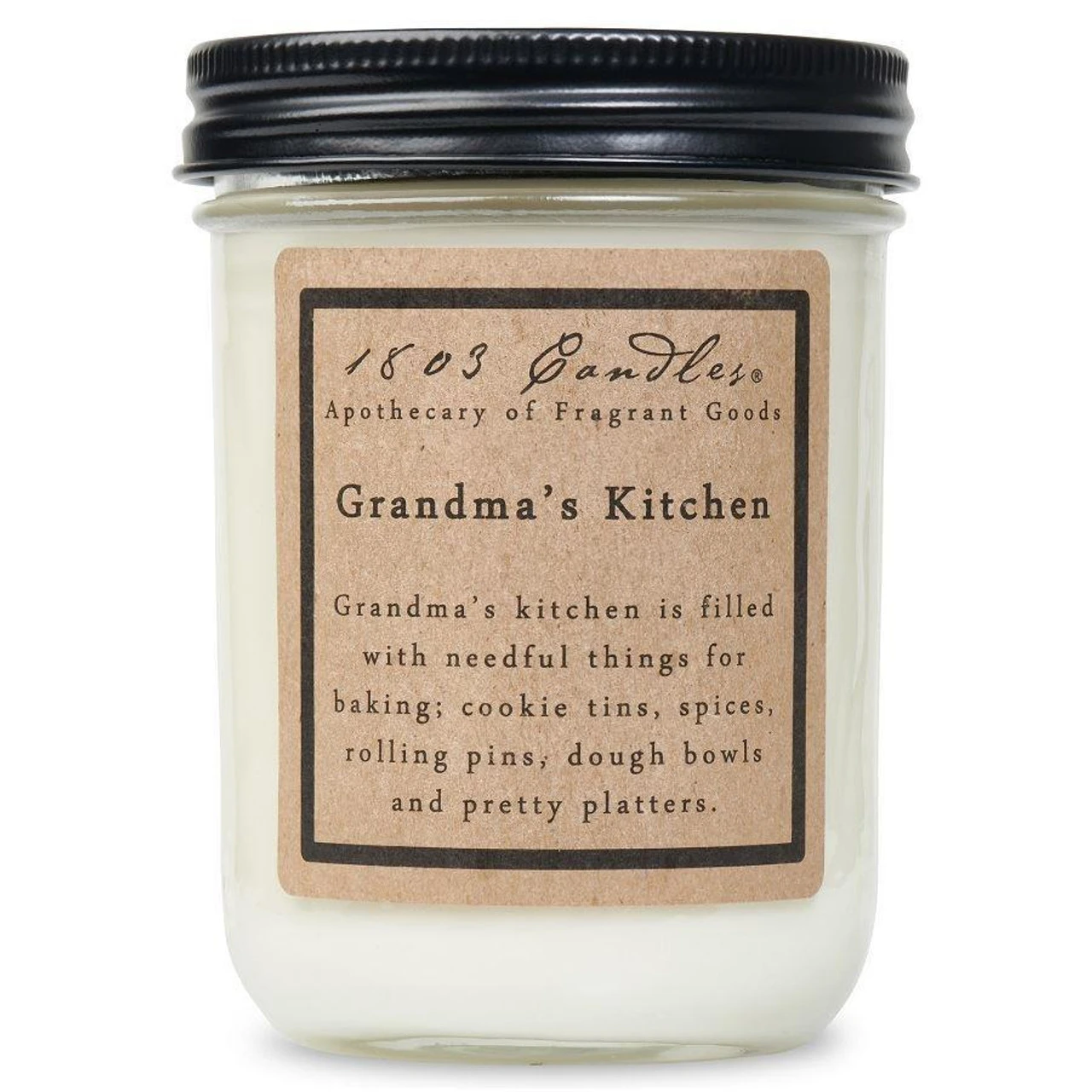 Primitive 1803 Candle - Grandma's Kitchen 1 Primitive 1803 Candle - Grandma's Kitchen