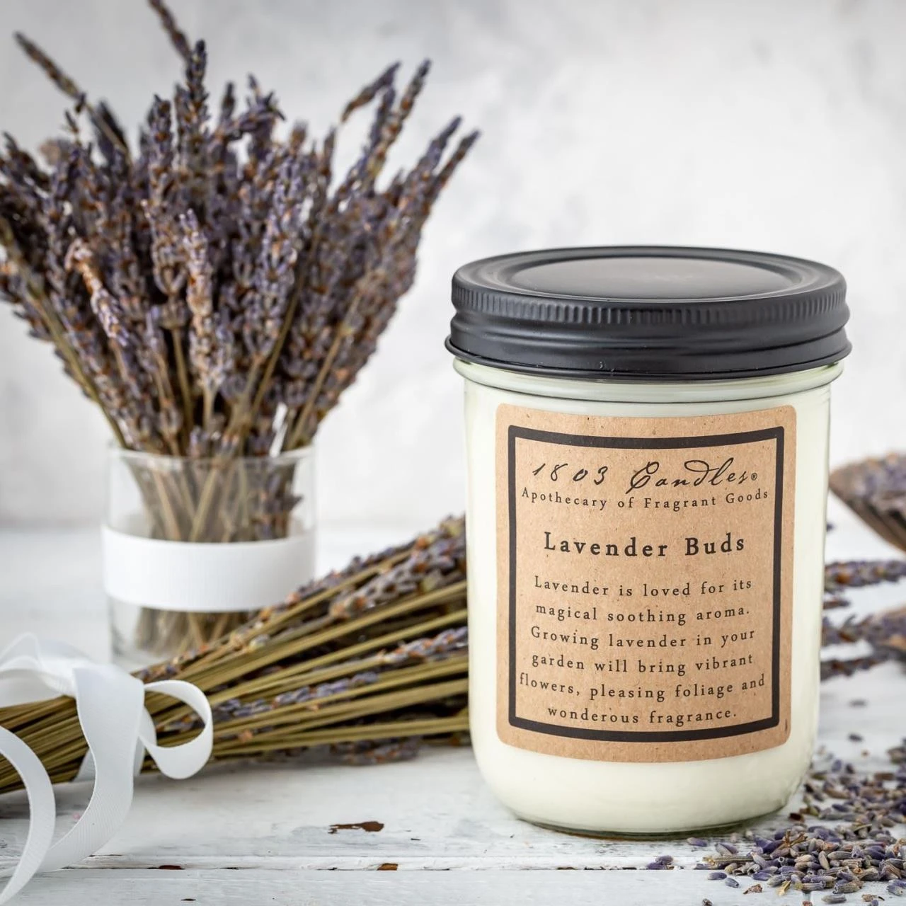 Primitive 1803 Candle - Lavender Buds 2 Primitive 1803 Candle - Lavender Buds - Image 2