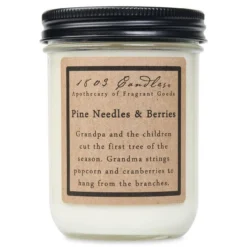Primitive 1803 Candle - Pine Needles & Berries