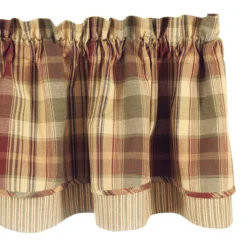 Beautiful Decoration 42 Saffron Valance - Lined Layered 72x16