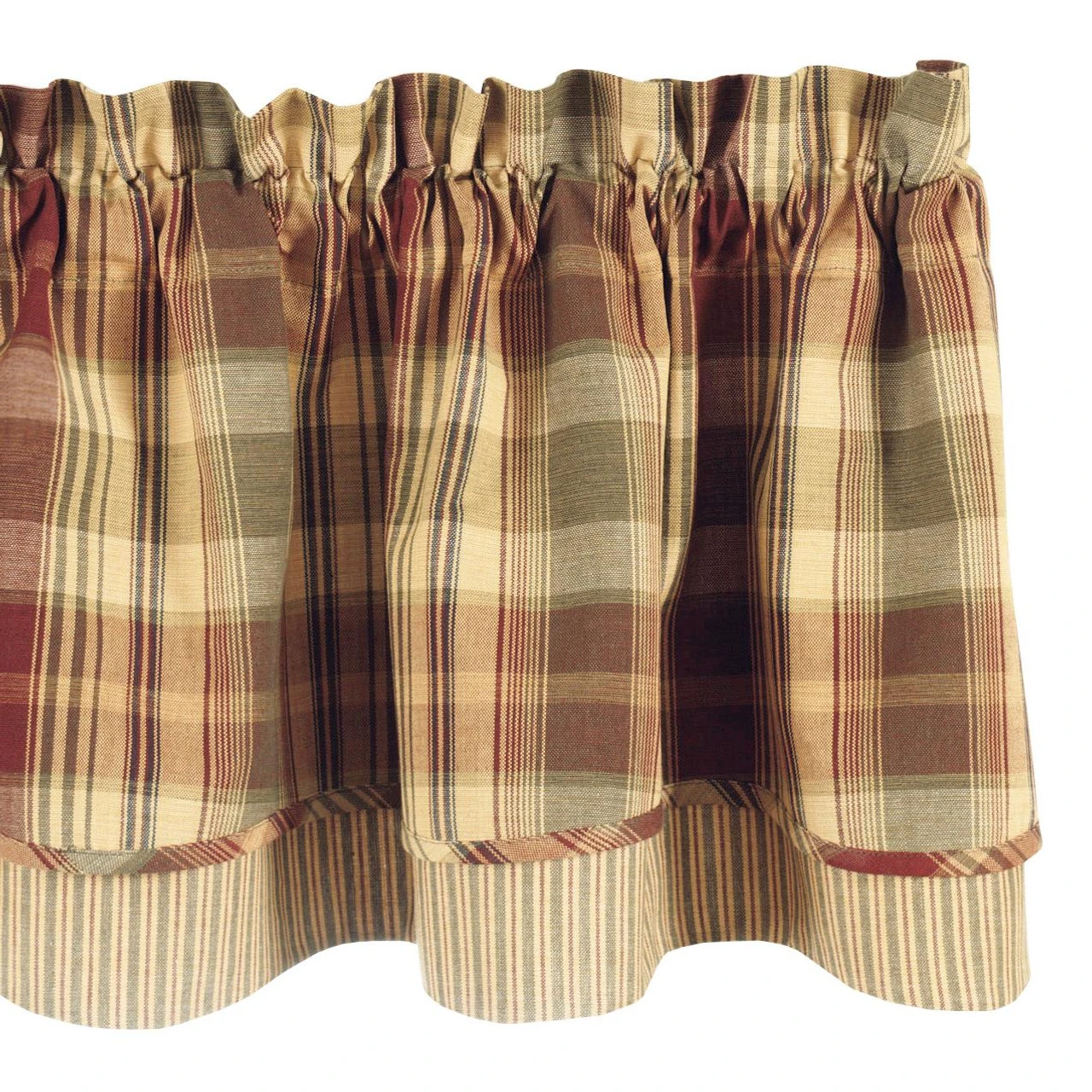 Saffron Valance - Lined Layered 72x16 1 Saffron Valance - Lined Layered 72x16