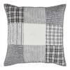 Sawyer Mill Black Pillow Sham - Euro Quilted