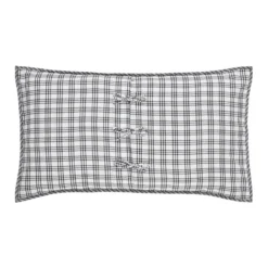 Sawyer Mill Black Pillow Sham - King -Beautiful Decoration Sawyer Mill Black Pillow Sham King 810055899814 image3 59114.1667562694