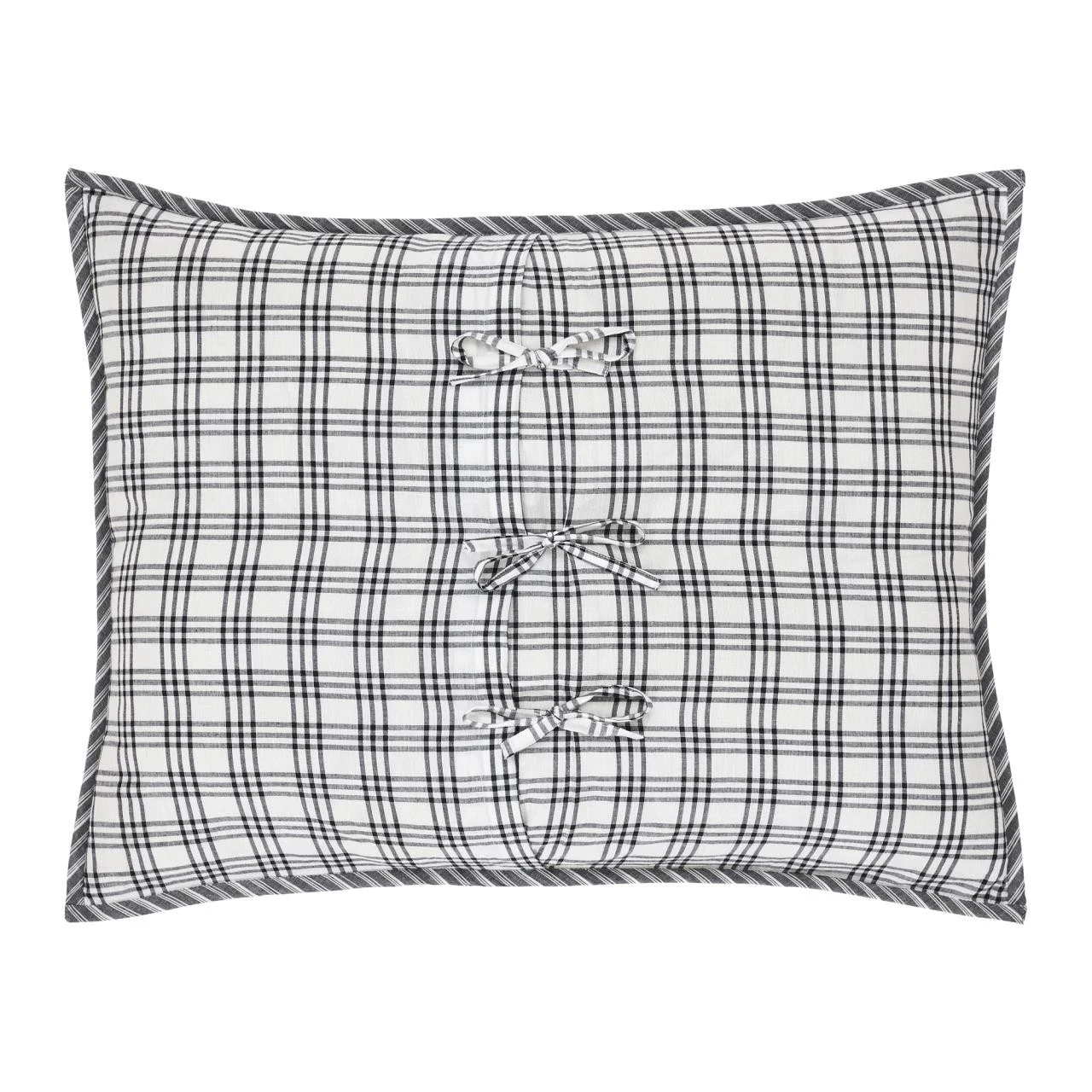 Sawyer Mill Black Pillow Sham - Standard 3 Sawyer Mill Black Pillow Sham - Standard - Image 3