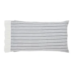 Sawyer Mill Black Pillowcases - Ruffled King Set Of 2