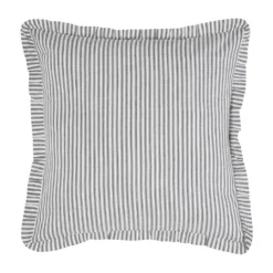 Sawyer Mill Black Ticking Stripe Sham - Euro