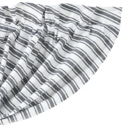 Sawyer Mill Black Ticking Stripe Valance - Balloon 60x15