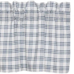 Sawyer Mill Blue Plaid Valance - 60x16
