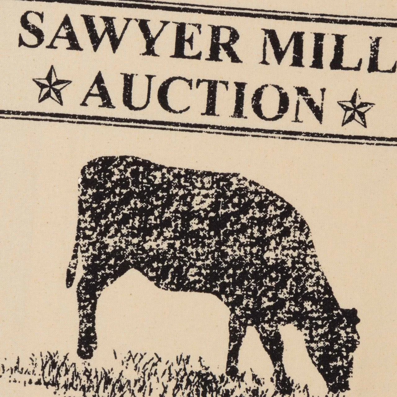 Sawyer Mill Charcoal Cow Tea Towels - Set Of 2 3 Sawyer Mill Charcoal Cow Tea Towels - Set Of 2 - Image 3