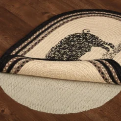 Sawyer Mill Charcoal Jute Rug - Oval Pig 7 Sawyer Mill Charcoal Jute Rug - Oval Pig -Beautiful Decoration Sawyer Mill Charcoal Jute Rug Oval Pig 810055890415 image4 29040.1667555754