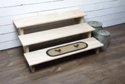 Sawyer Mill Charcoal Poultry Stair Tread - Oval 8.5x27