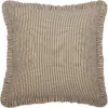 Sawyer Mill Charcoal Ticking Stripe Pillow Sham - Euro Fabric