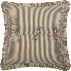 Sawyer Mill Charcoal Ticking Stripe Pillow Sham - Euro Fabric 5 Sawyer Mill Charcoal Ticking Stripe Pillow Sham - Euro Fabric -Beautiful Decoration Sawyer Mill Charcoal Ticking Stripe Pillow Sham Euro Fabric 840528180842 image3 70998.1689065069