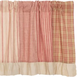 Sawyer Mill Red Patchwork Valance - 60x19