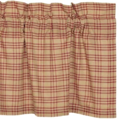 Sawyer Mill Red Plaid Valance - 60x16