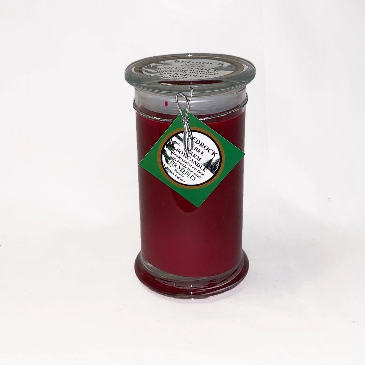 Soy Candle - 21 Oz. Fir Needle Burgundy 1 Soy Candle - 21 Oz. Fir Needle Burgundy