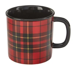 Sportsman Plaid Mugs - Set Of 4
