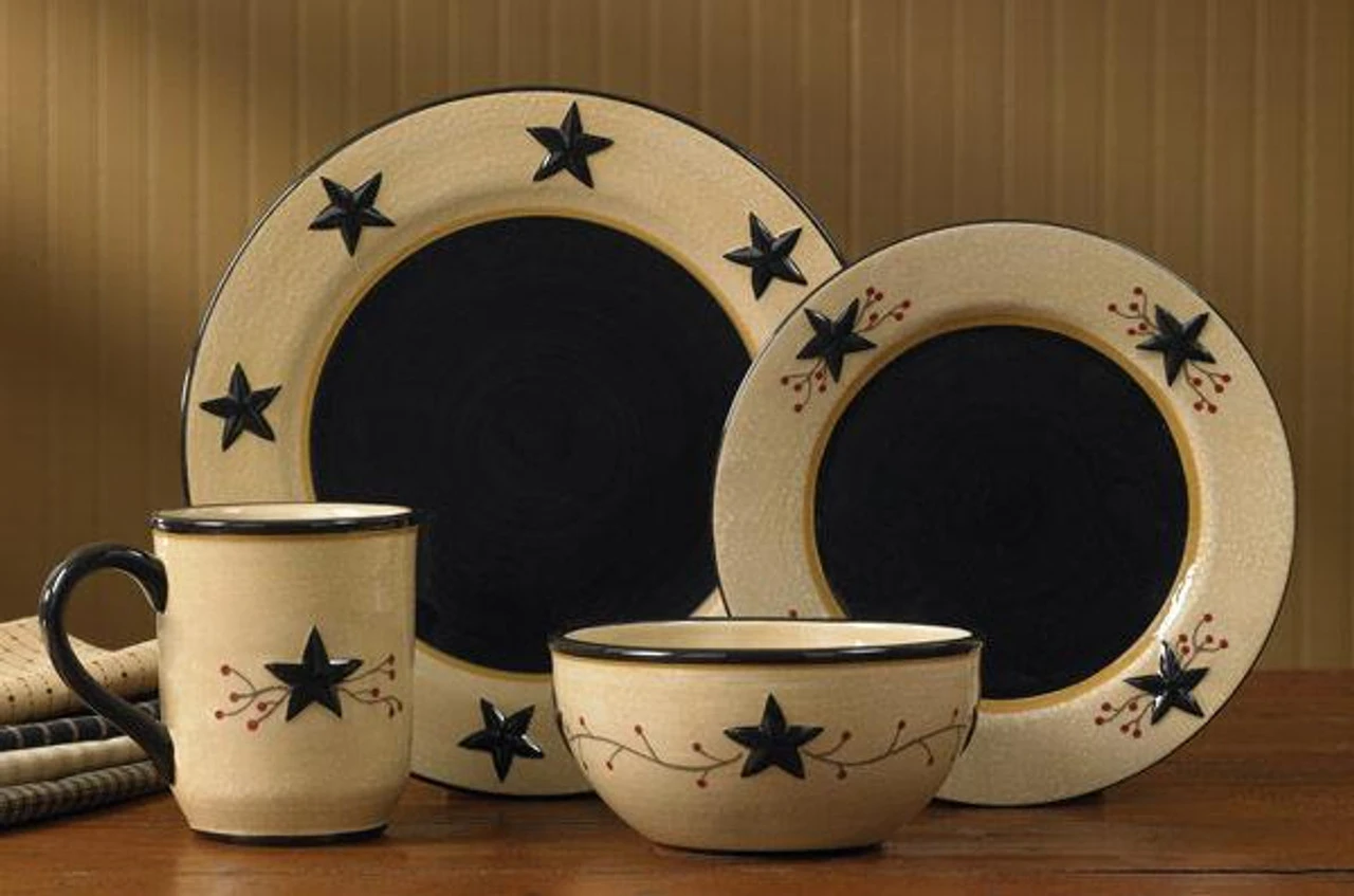Star Vine Farmhouse Mugs - Set Of 4 3 Star Vine Farmhouse Mugs - Set Of 4 - Image 3