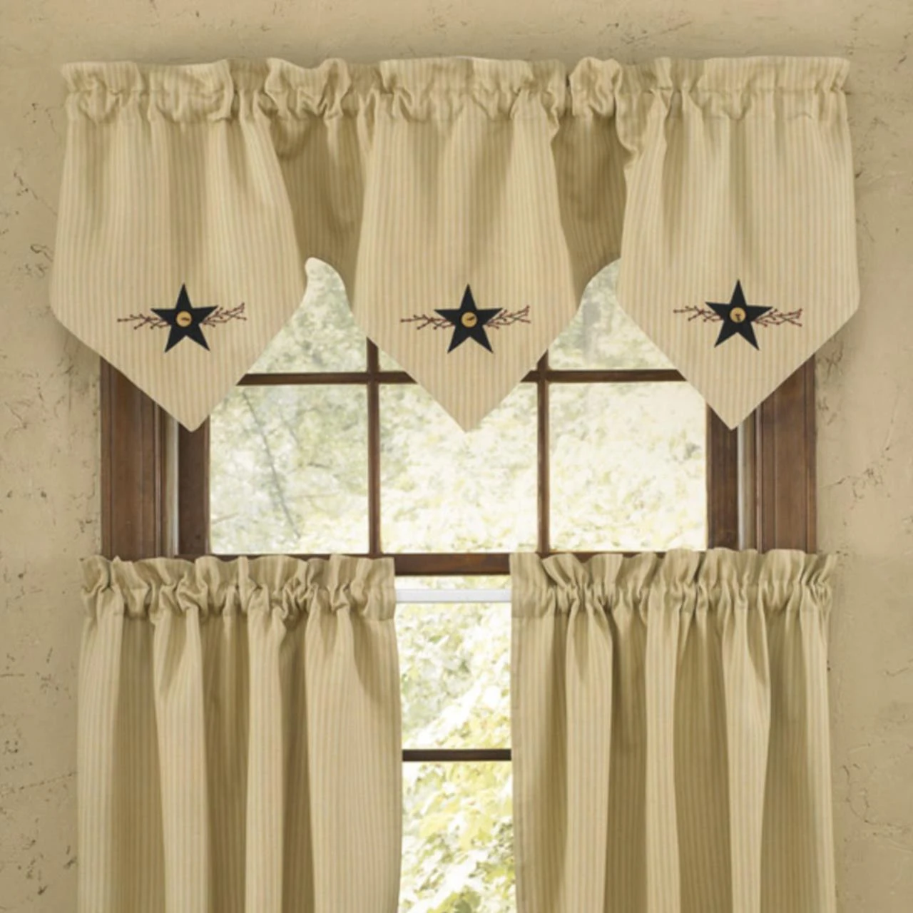 Star Vine Valance - Triple Point 60x20 3 Star Vine Valance - Triple Point 60x20 - Image 3