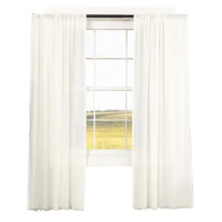 Tobacco Cloth Antique White Panels - 72x63