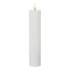 White Timer Candle - 2x9.75 Pillar