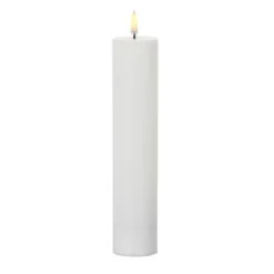 White Timer Candle - 2x9.75 Pillar