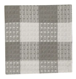 Wicklow Check Dove Dishcloths - Set Of 6