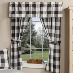 Wicklow Large Check Black Panels - 72x63 8 Wicklow Large Check Black Panels - 72x63 -Beautiful Decoration Wicklow Large Check Black Panels 72x63 400000604138 image3 21822.1692643447