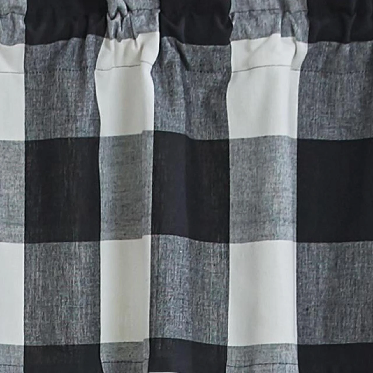 Wicklow Large Check Black Panels - 72x63 4 Wicklow Large Check Black Panels - 72x63 - Image 4